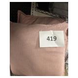 22inx22in pink pillows 2 ct