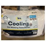 Serta cooling gel memory foam pillows SQ 2 pack