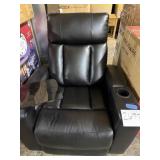 Black theater recliner