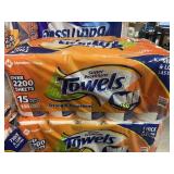 Paper Towels 15 mega  rolls