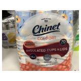 Chinet insulated cups & lids 70ct1 6oz