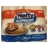 Hefty lunch plates 250ct