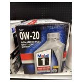 Mobil 0W-20 synthetic oil 6-1qt