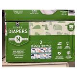 Diapers newborn 108ct