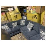 Livingston 2 pc sectional - blue