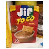 Jif to go creamy 36 cups