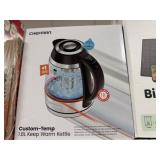 Chefman keep warm kettle 1.8L