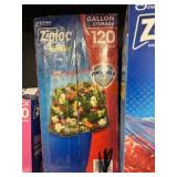 Ziploc slider gallon freezer storage 120ct