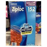 Ziploc gallon freezer 152 bags