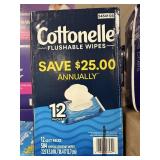 Cottonelle flushable wipes 504ct