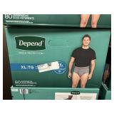 Depend mens underwear XL 80ct