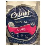 Chinet crystal 9 oz 100 cups