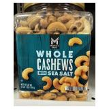 Whole cashews 33oz