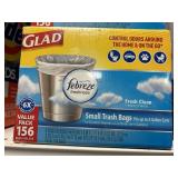 Glad small trash bags 156 ct