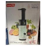 Dash cold press power juicer