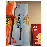 Premium saltine crackers 12 packs