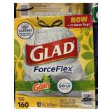 Glad Gain force flex 160 bags