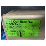 #4 Kraft bags 500 pack