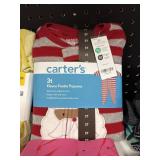 Carters 3T fleece footie PJ