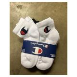 Champion 8 pair quarter socks 5Y-7Y