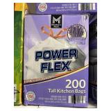 Power Flex 200 tall kitchen bags-lavender