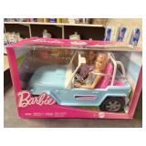 Barbie jeep set