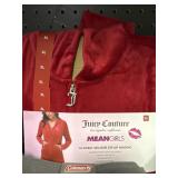 Juicy Couture velour zip up hoodie XL