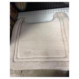 Memory foam bath mat set of 2 tan