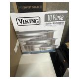 Viking 10pc SS mixing bowl set