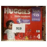 Huggies size 4 156ct