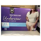 Womens underwear XL 80ct