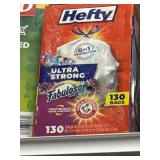 Hefty trash bags130 ct