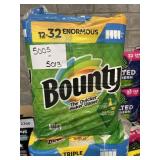 Bounty paper towels 12 rolls