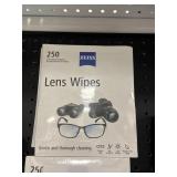 Zeiss lens wipes 250 ct