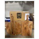 Set of 2 Acacia charcuterie boards