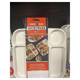 Nordic Ware microwave dinner trays 2-2ct