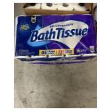 Bath tissue 45 large rolls