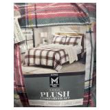 3-pc Plush comforter set King