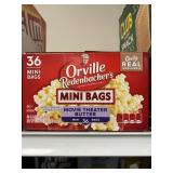 Orville Redenbachers mini bags popcorn 36ct