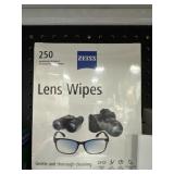 Zeiss lens wipe 250 lens wipes