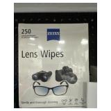 Zeiss lens wipe 250 lens wipes