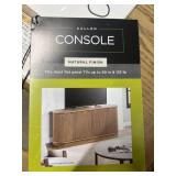 Callen console natural finish 80in-mark on the sid