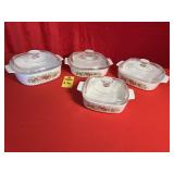 4 Pcs Corningware