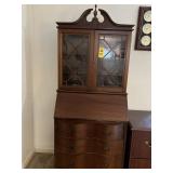 Antique Secretary 75" Hx 30" Wx 16" D