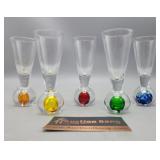 Color Bottom Shot Glasses