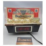 Budweiser Light Clock (clock is working, light