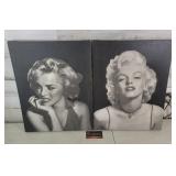 2 Marilyn Monroe Pictures 15"ï¿½19"