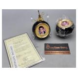 Solid Gold Elvis Heirloom Porcelain Ornaments