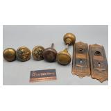 Vintage Door Knobs, Plates