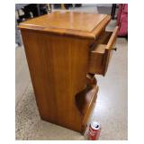 Wooden Night Stand  24"H ï¿½ 15.5"L ï¿½ 12.5"W